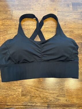 Handful Game Time Sports Bra - black